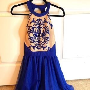 Blondie Nites by Stacy Sklar Halter Dress